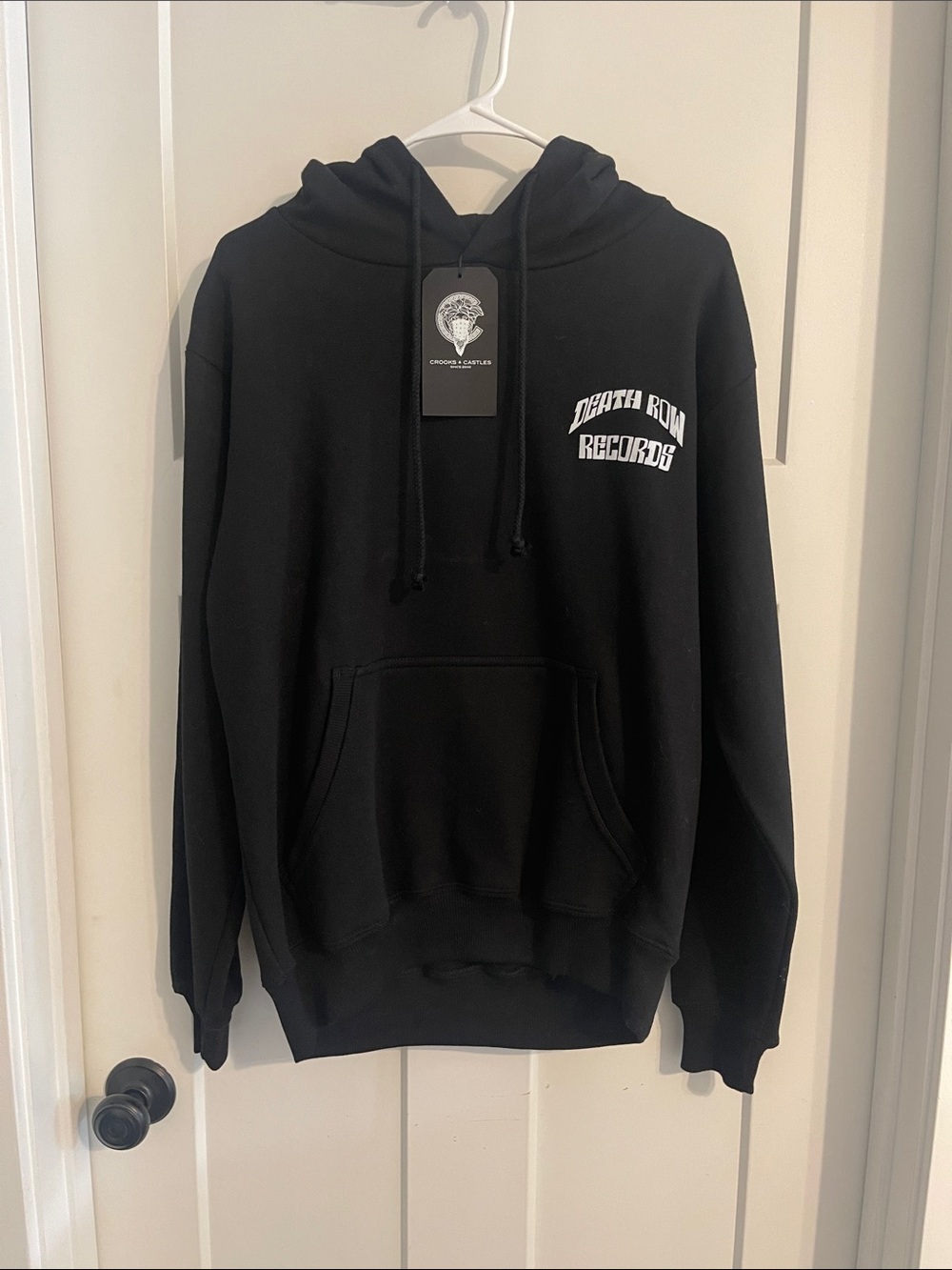 Crooks & Castles Black Death Row Records Pullover Hoodie